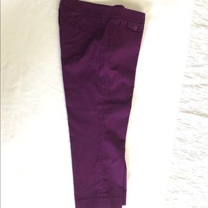 Ann Taylor LOFT Cotton Blend Cropped Pants Sz 6P